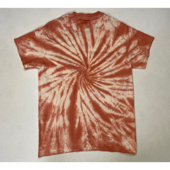 Jim Bean Orange Graphic T-shirt Women Small Orange Tie Dye Short Sleeve - Picture 3 of 5